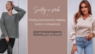 Swetry w serek - modny kompromis między luzem a elegancją