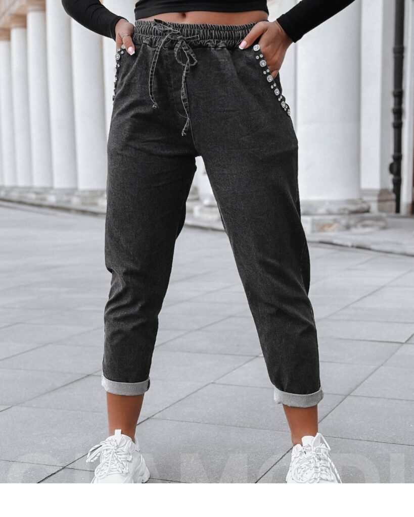 Spodnie baggy z dżetami Carboy